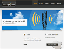 Tablet Screenshot of infotvfm.pl